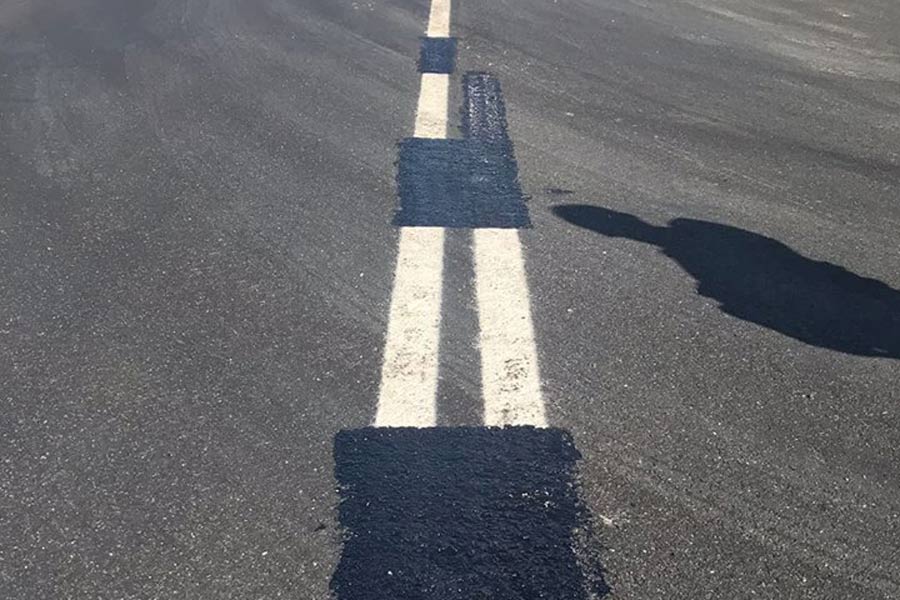 Al juzgado por hacer discontinua una línea continua en Lepe Al juzgado por hacer discontinua una línea continua en Lepe