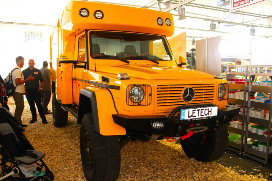 La altura libre del Clase G es una gran ventaja a la hora de hacer offroad