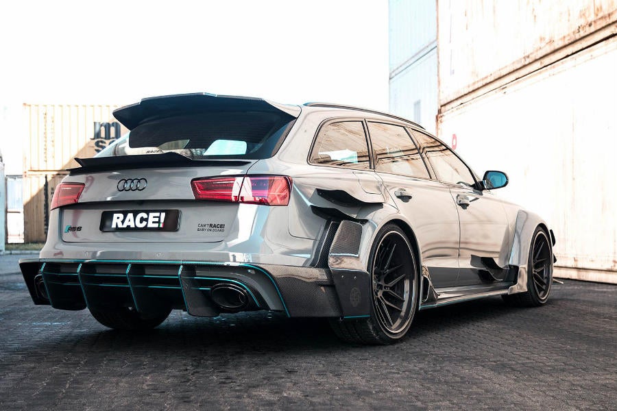 La trasera del Audi RS6 Race! es brutal