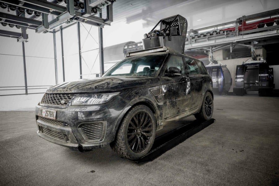 El Range Rover Sport SVR utilizado por Hinx