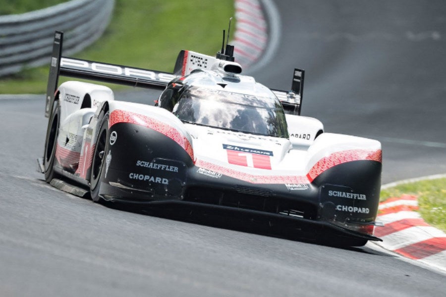 El Porsche no competirá por un tiempo, sino que simplemente rodará para exhibirse