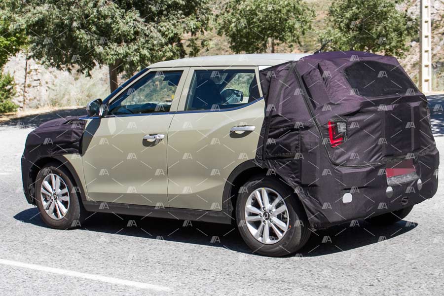 Fotos espía del renovado SsangYong Tivoli 2019