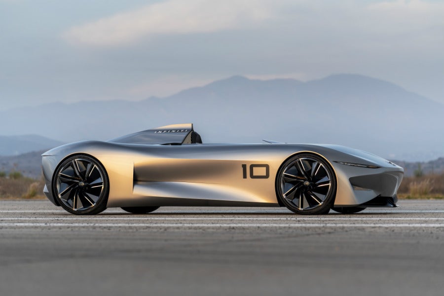 El Infiniti es una reedición de los speedster clásico