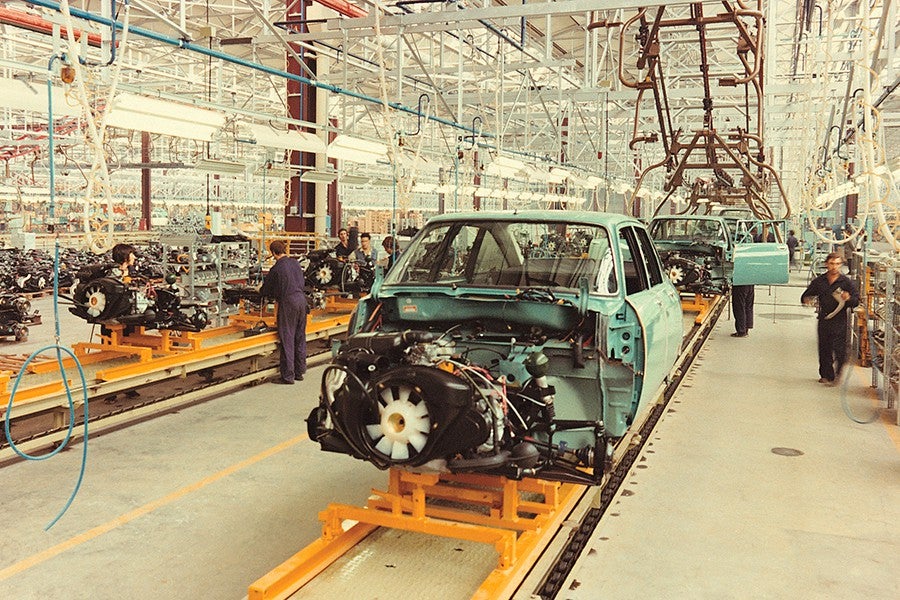 El Citroën GS era el coche más sofisticado que se fabricaba en España en esa época.