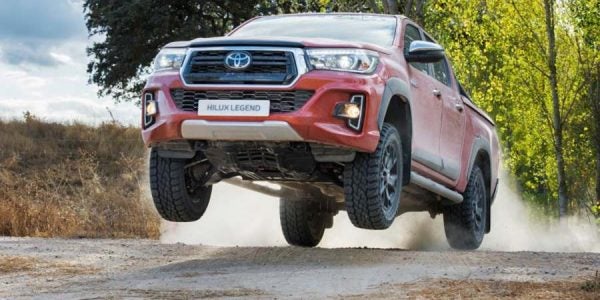 Toyota Hilux Legend Raider dinámicas.