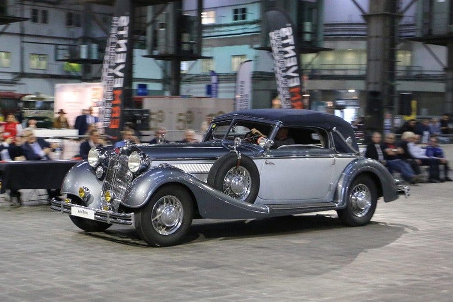 Este precioso Horch enamoró al público en el concurso de elegancia.