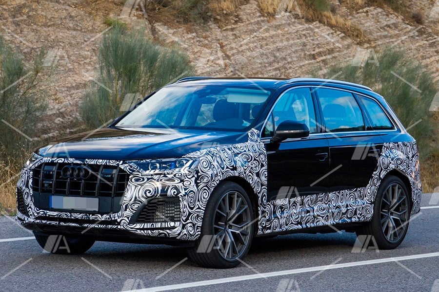 Fotos espía de los Audi Q7 e-Tron y SQ7 2019 Fotos espía de los Audi Q7 e-Tron y SQ7 2019