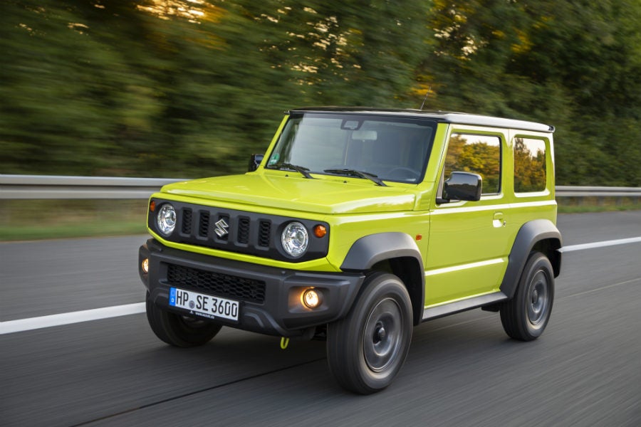Las formas del Suzuki Jimny son muy angulosas