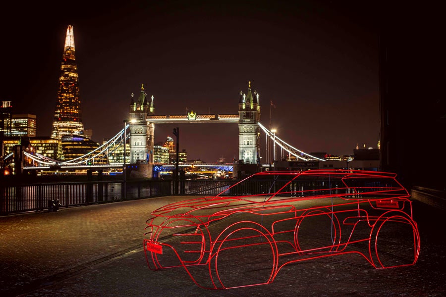 Land Rover nos adelanta su nuevo Evoque con estas esculturas Land Rover nos adelanta su nuevo Evoque con estas esculturas
