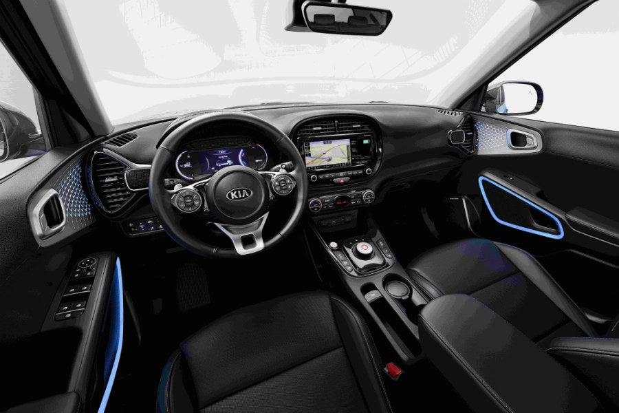 El equipamiento del Kia Soul EV es muy completo