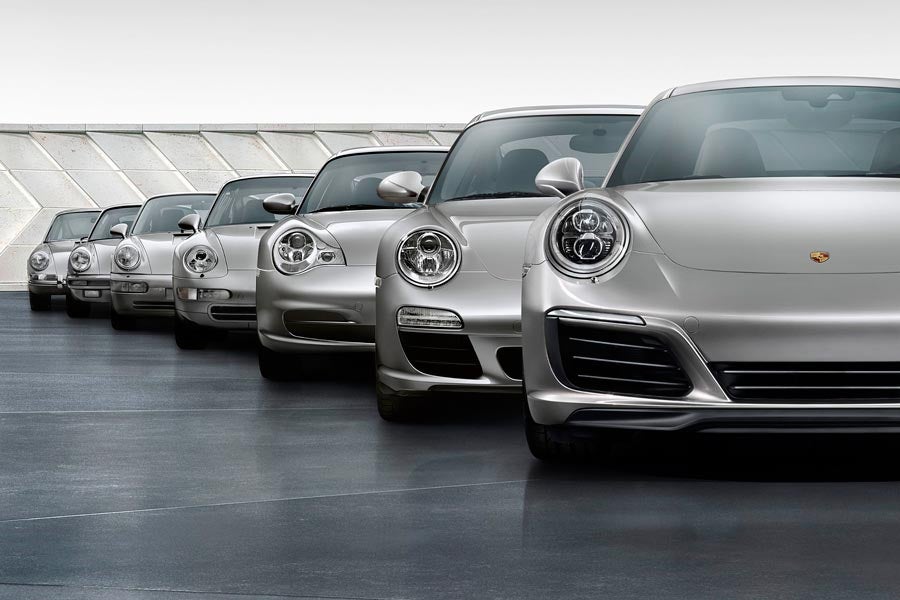 Así ha evolucionado el Porsche 911 en 8 generaciones Así ha evolucionado el Porsche 911 en 8 generaciones
