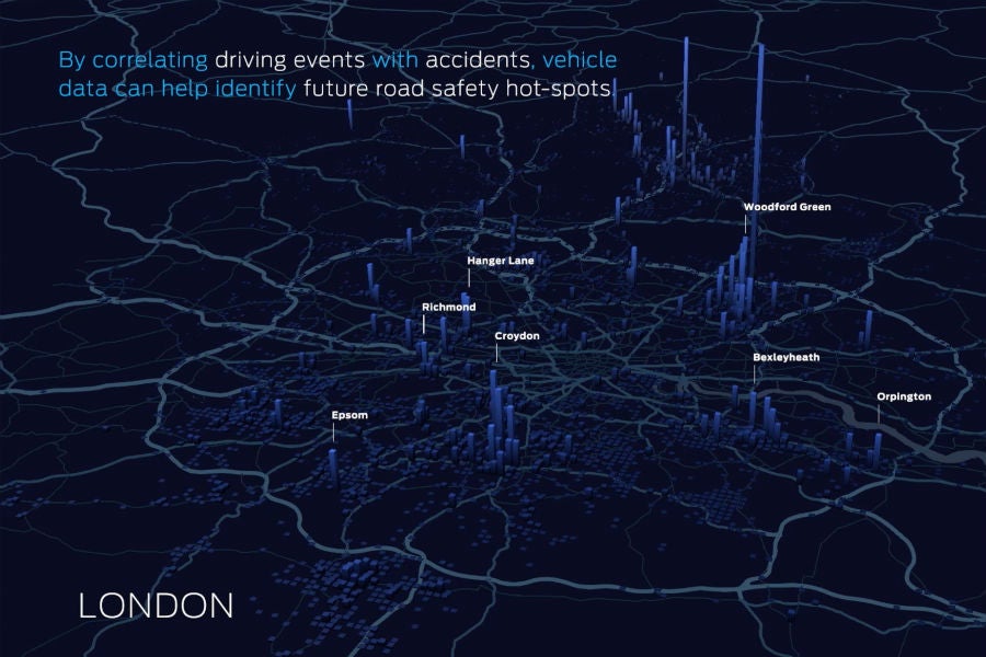 Ford usa el Big Data para hacer más seguras las ciudades Ford usa el Big Data para hacer más seguras las ciudades