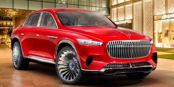 Este es el prototipo de SUV con sello Maybach que Mercedes presentó en el Salón de Pekin.