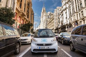 Car2go es la plataforma de ‘carsharing’ con más exito en Madrid.
