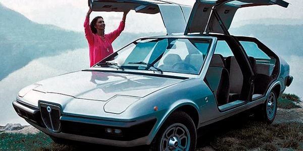 Lancia Beta Mizar el Tesla Model X de 1974