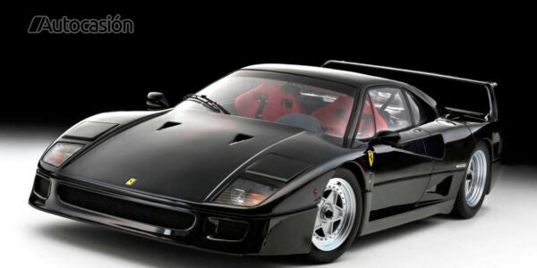 Ferrari F40 negro Maradona