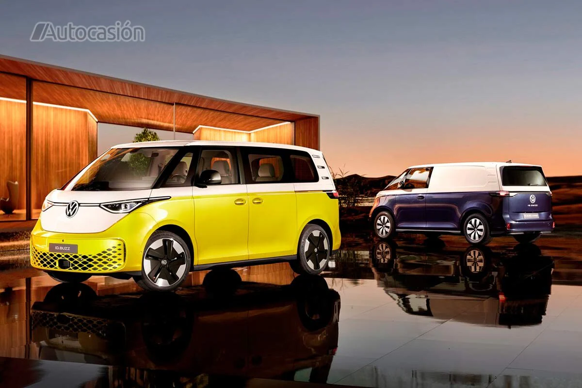 Tantos Marte trono Volkswagen ID. Buzz: así es la primera furgoneta eléctrica de VW |  Autocasión