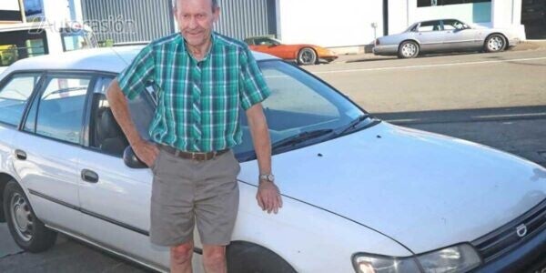 Graeme Hebley y su Toyota Corolla