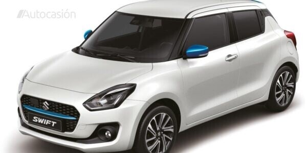 Suzuki Swift Blue & White