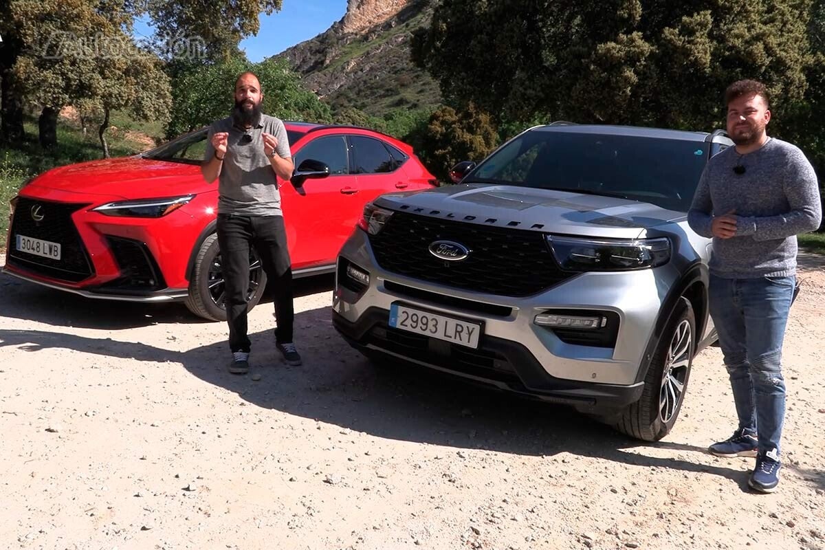 VÍDEO | Comparativa SUV PHEV: Ford Explorer vs. Lexus NX | Autocasión