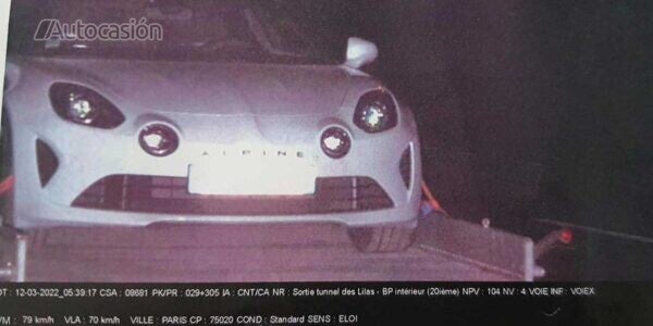 Multa a un Alpine A110