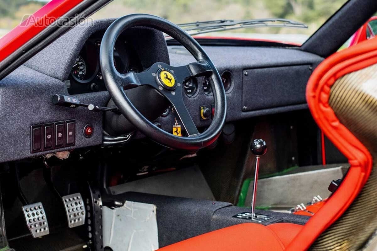 Ferrari F40 that belonged to Alain Prost