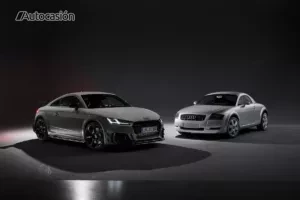 Audi TT RS Coupé iconic edition and the Audi TT Coupé show car (image 2).