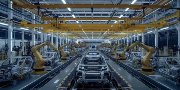 Fábrica de automóviles en China