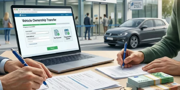 Cambio de nombre de coche: Guía de trámites y costes en 2026